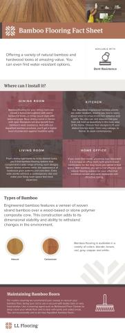 fact brochure about bamboo flooring